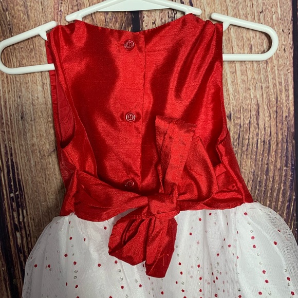 Holiday Editions Red Dress w/Tulle & Sparkles 3T - Picture 5 of 6